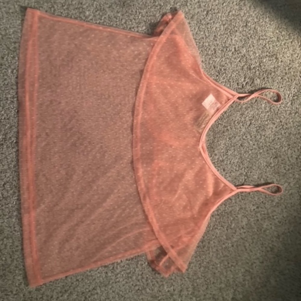 Pink Transparent Top